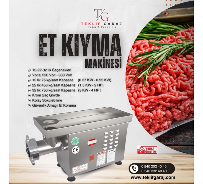 ET KIYMA MAKİNESİ
