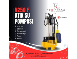 V 250F ATIKSU POMPASI
